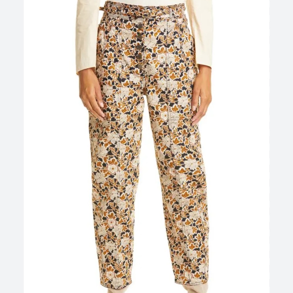 Ulla Johnson Apollo Jeans Floral 2